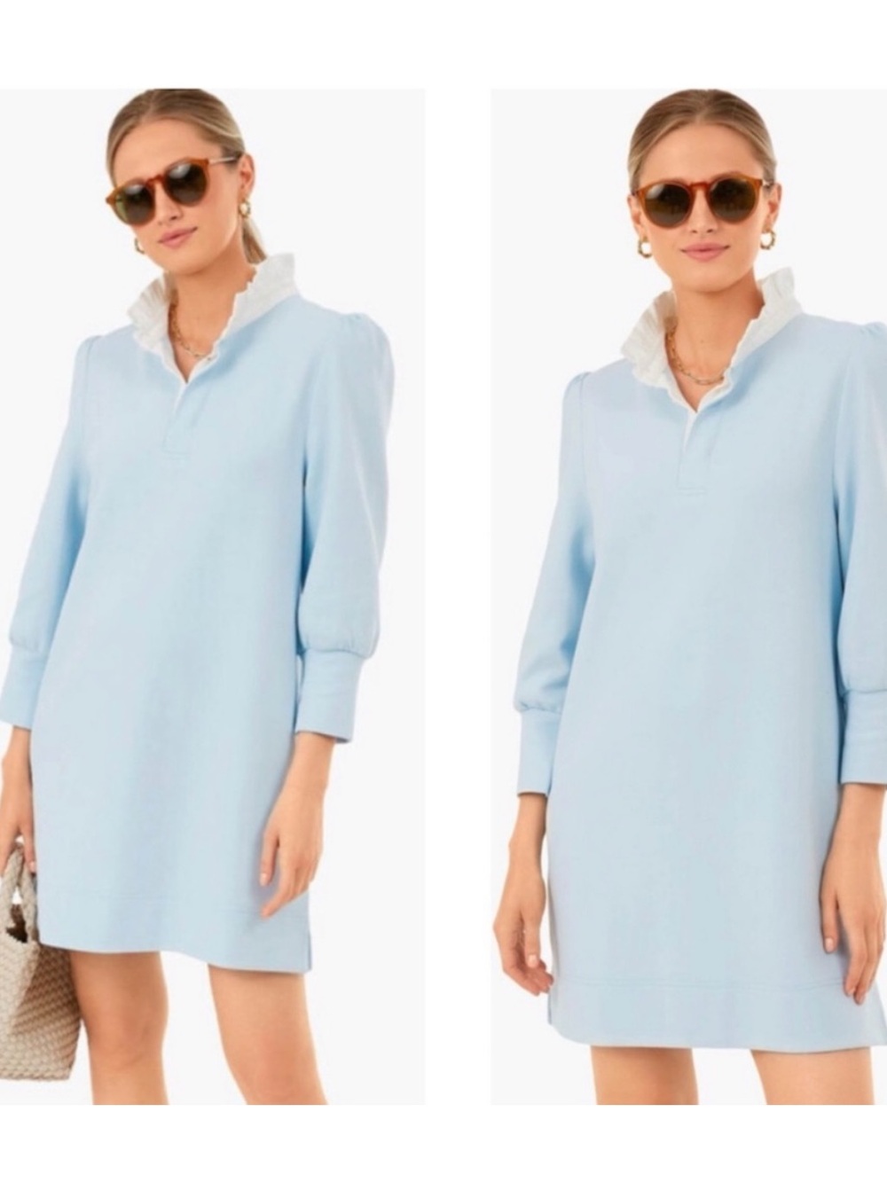 Tuckernuck Pomander Place powder blue Dress size medium